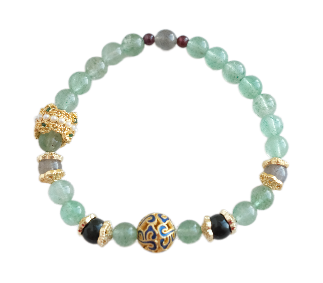 Green Beaded Bracelet